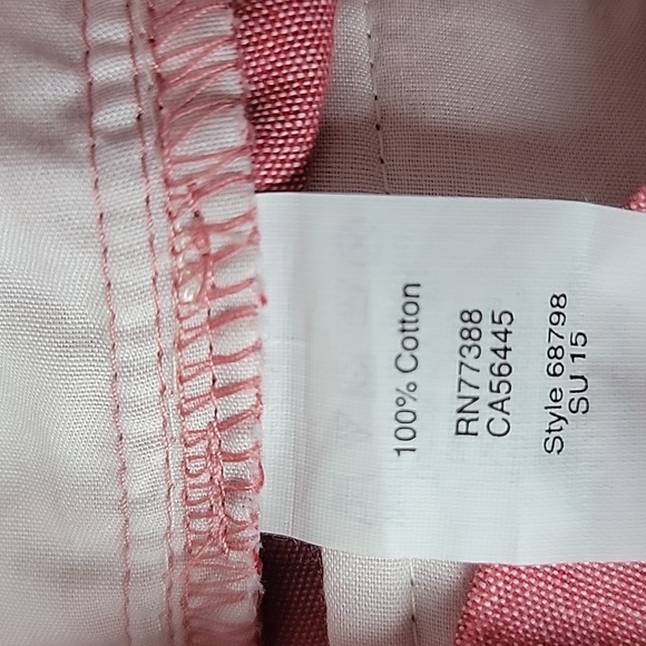 J.CREW RIVINGTON CORAL RED SHORTS/ 31W. - Picture 5 of 7